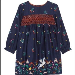 Mini Boden Smocked Dress